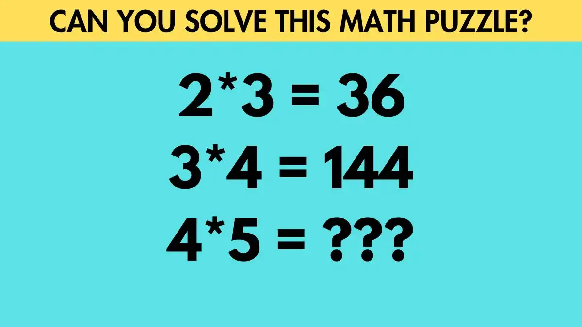 math puzzle find the missing value