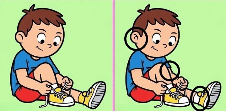 boy tying shoelaces solution