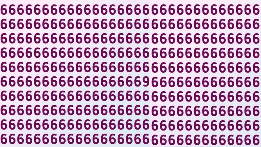 find hidden 9 among 6