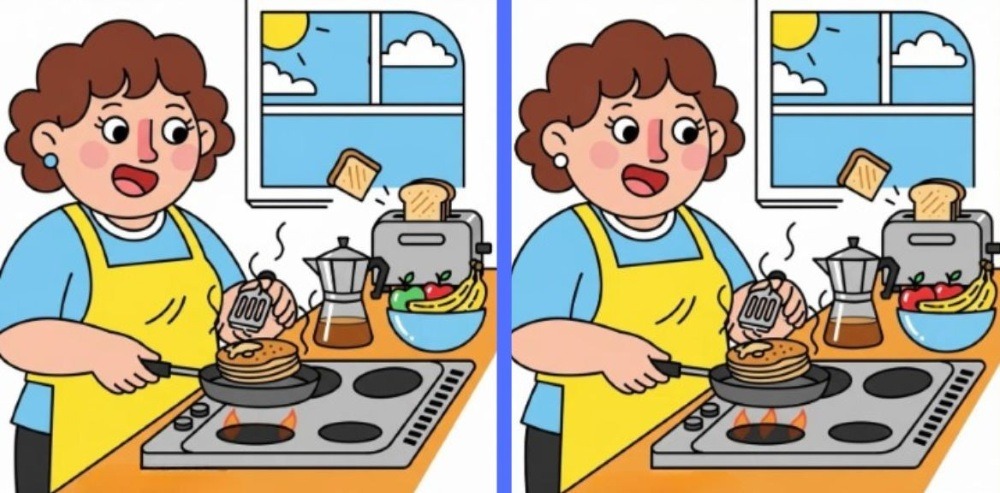 find differences woman cooking